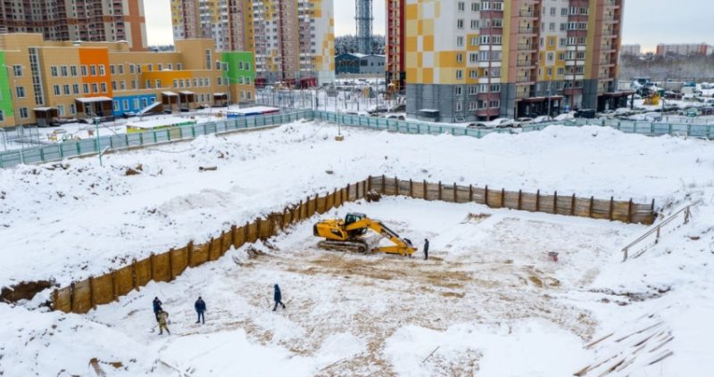 Ход строительства, Январь 2020