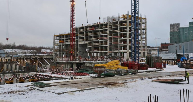 Ход строительства, Январь 2020