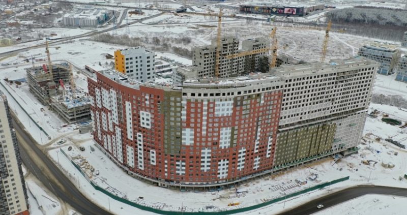 Ход строительства, Январь 2020
