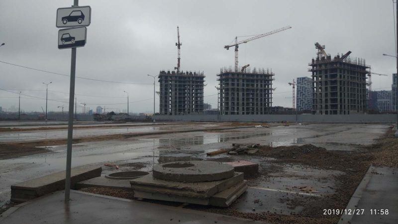 Ход строительства, Декабрь 2019