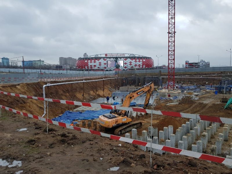 Ход строительства, Январь 2020