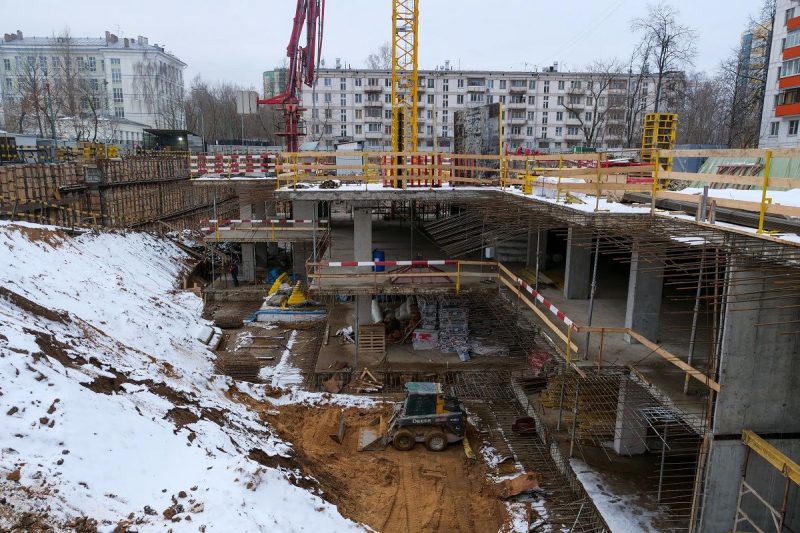 Ход строительства, Январь 2020