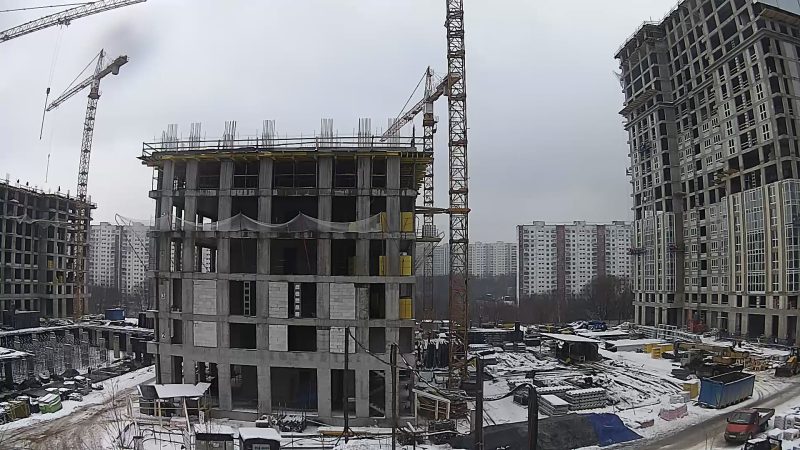 Ход строительства, Январь 2020