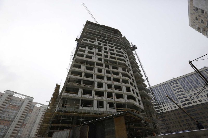 Ход строительства, Январь 2020