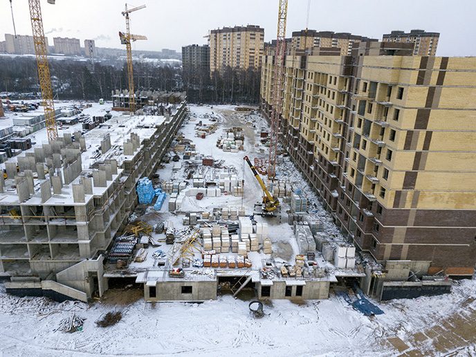 Ход строительства, Январь 2020
