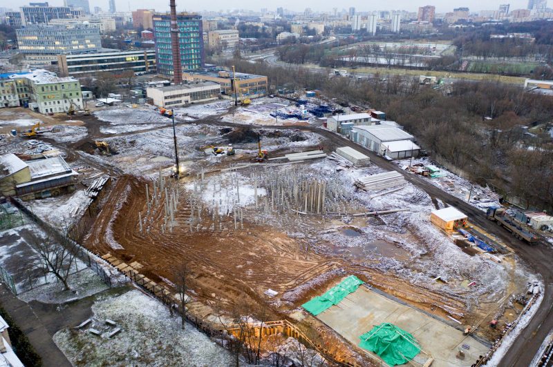 Ход строительства, Январь 2020