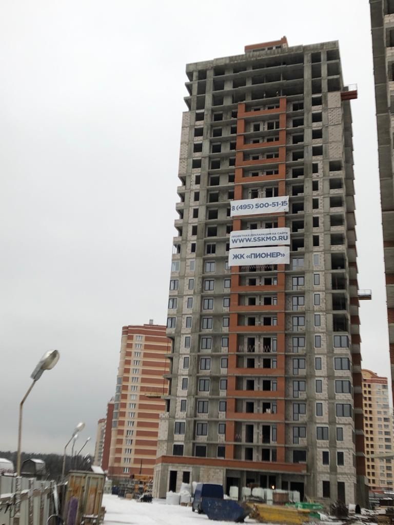 Ход строительства, Январь 2020