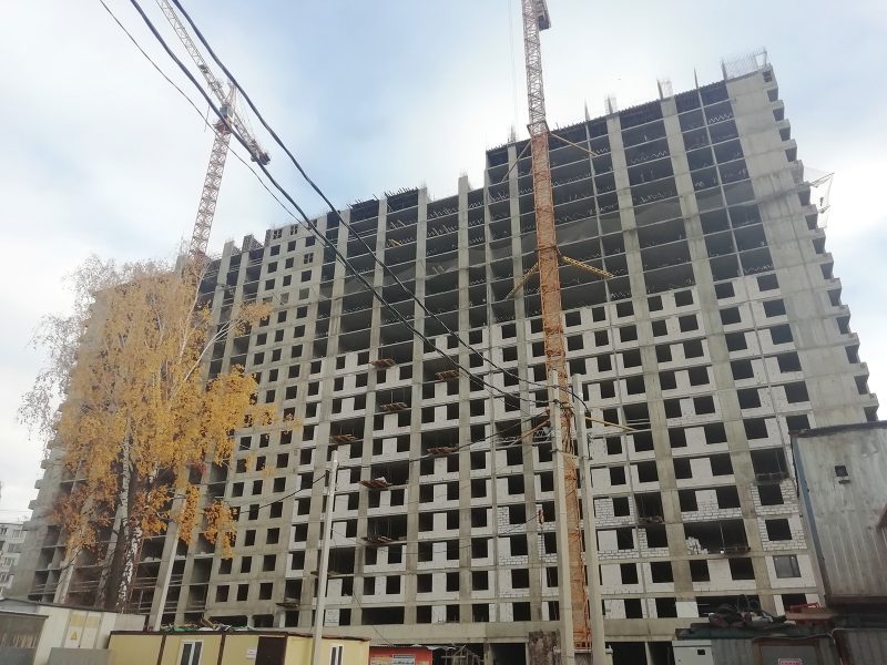 Ход строительства, Октябрь 2019