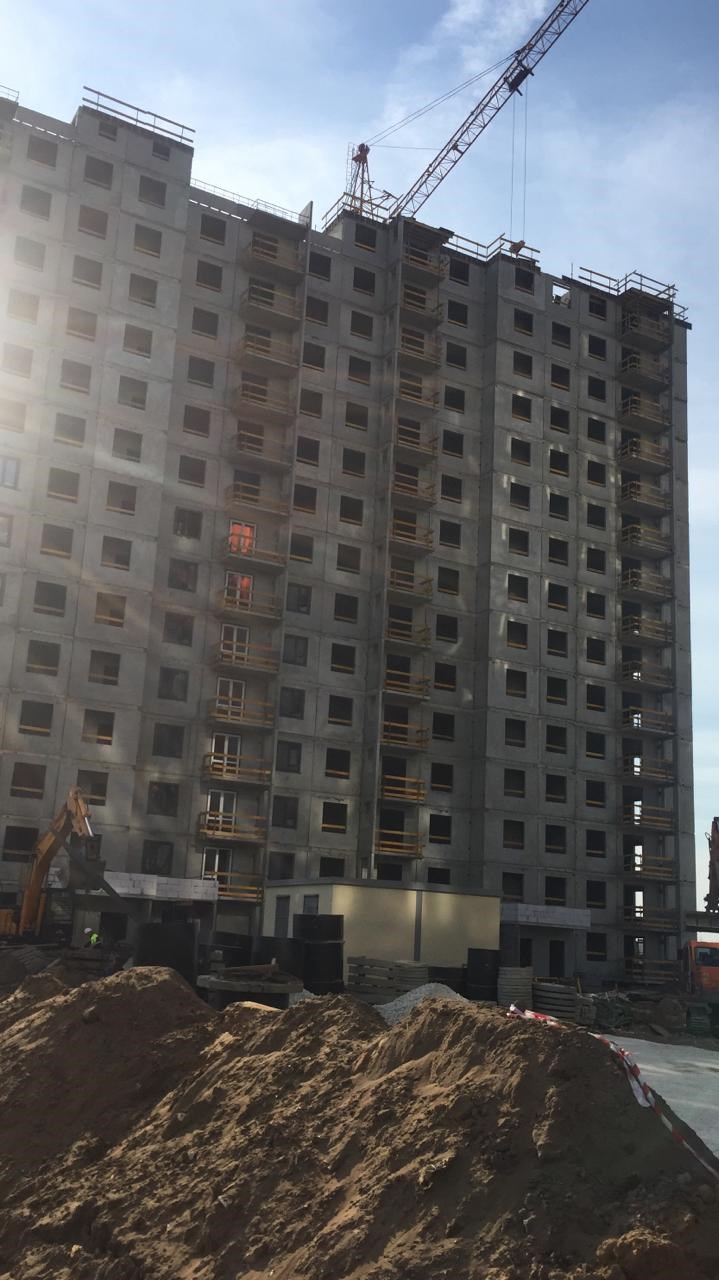 Ход строительства, Октябрь 2019