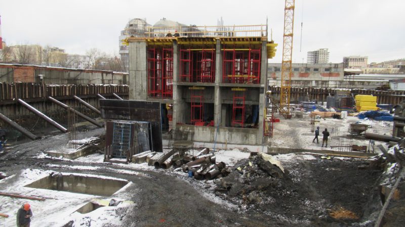 Ход строительства, Январь 2020