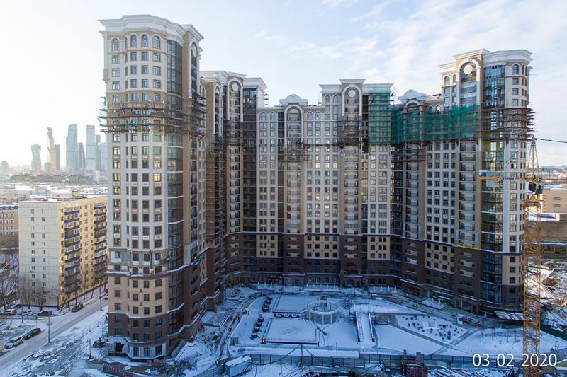Ход строительства, Февраль 2020