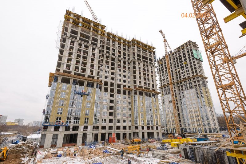 Ход строительства, Февраль 2020