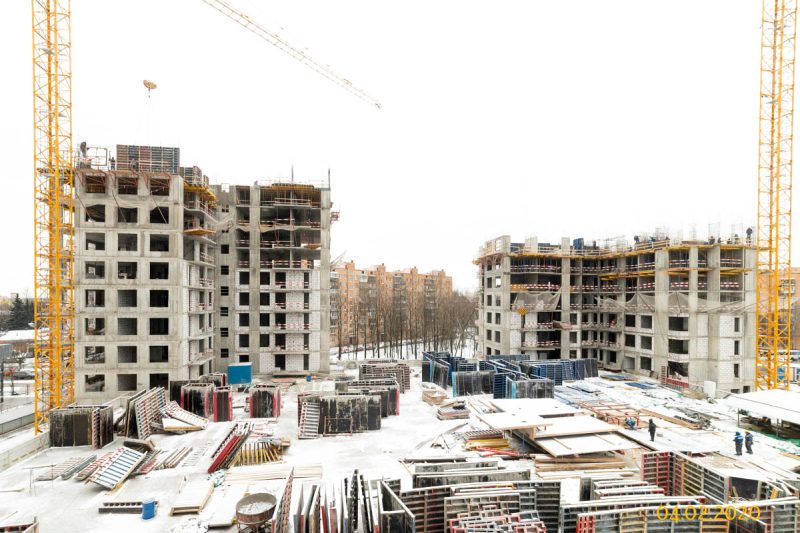 Ход строительства, Февраль 2020