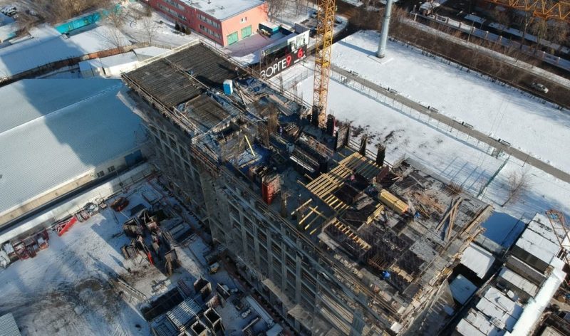 Ход строительства, Февраль 2020