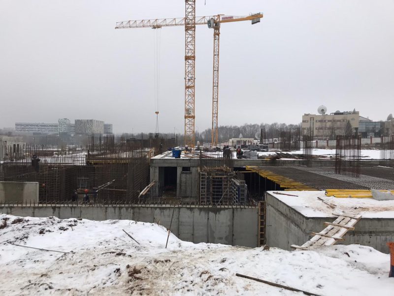 Ход строительства, Февраль 2020