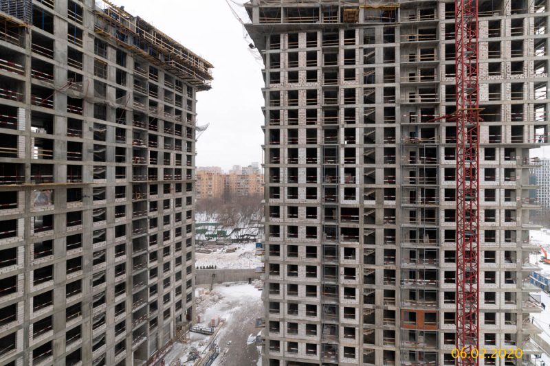 Ход строительства, Февраль 2020