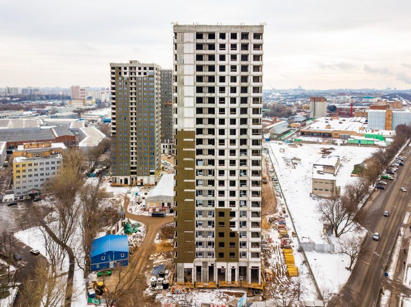 Ход строительства, Февраль 2020
