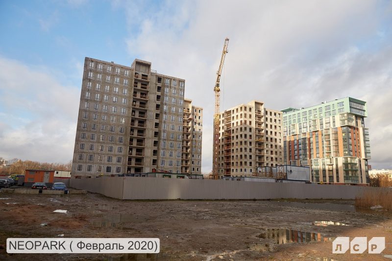 Ход строительства, Февраль 2020