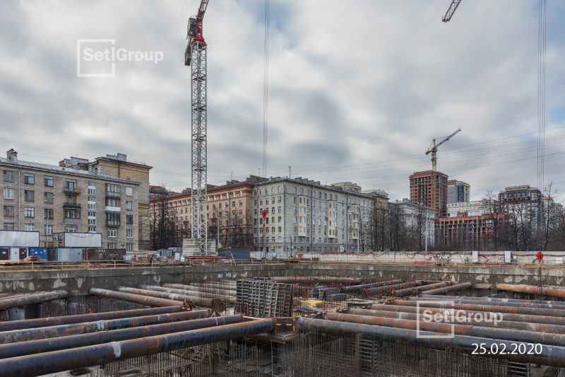 Ход строительства, Февраль 2020