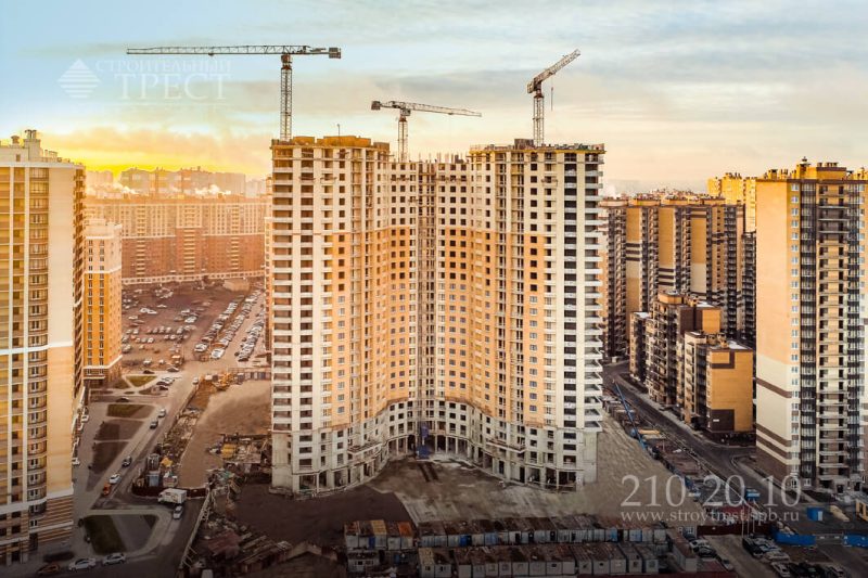 Ход строительства, Январь 2020