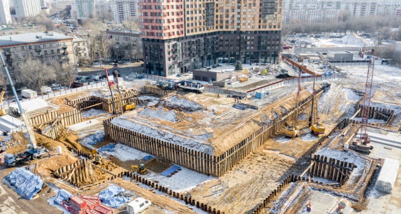 Ход строительства, Март 2020