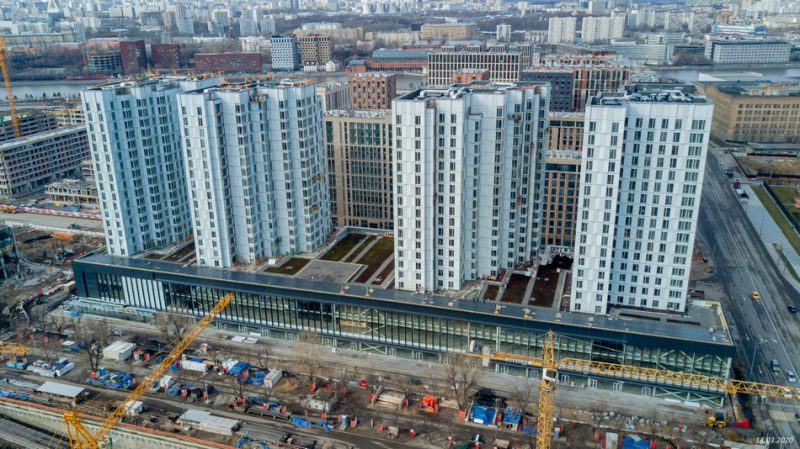Ход строительства, Март 2020