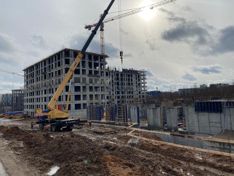 Ход строительства, Апрель 2020