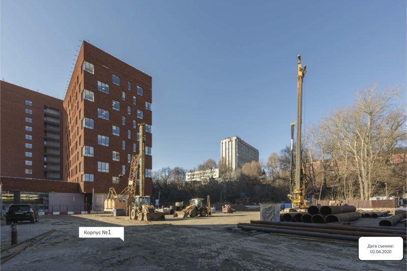 Ход строительства, Апрель 2020