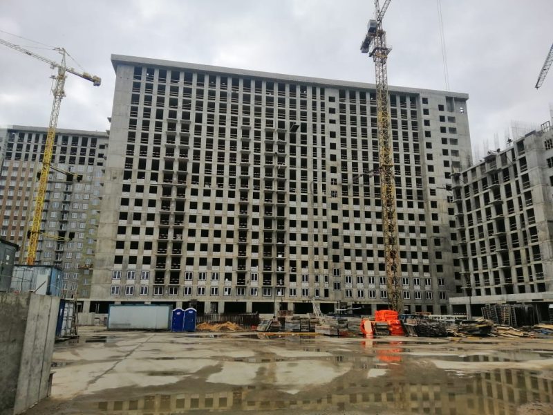 Ход строительства, Апрель 2020