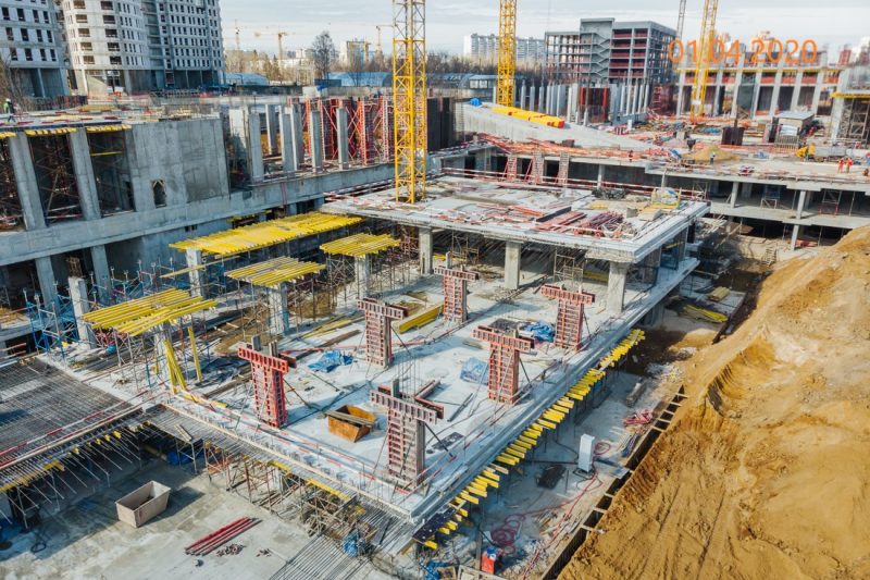 Ход строительства, Апрель 2020