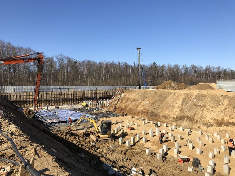 Ход строительства, Март 2020