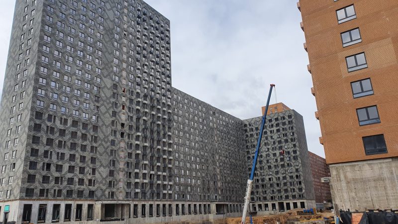 Ход строительства, Апрель 2020
