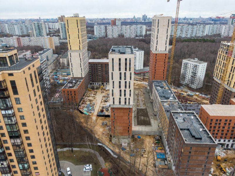 Ход строительства, Апрель 2020