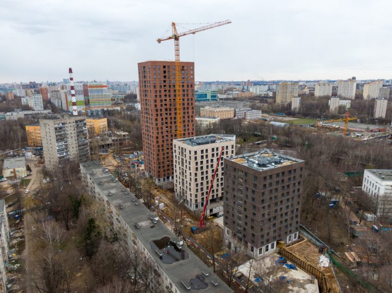 Ход строительства, Апрель 2020