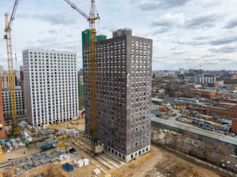 Ход строительства, Апрель 2020