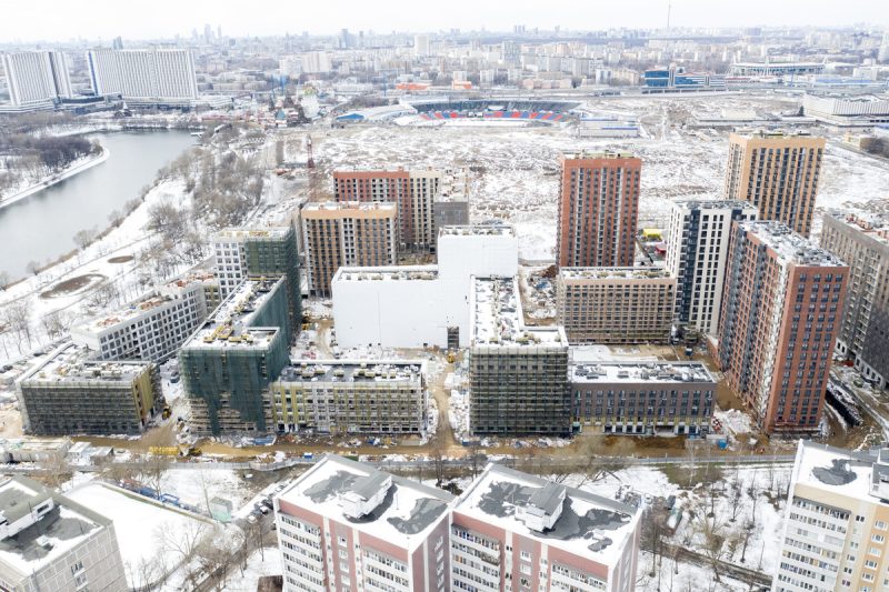Ход строительства, Апрель 2020