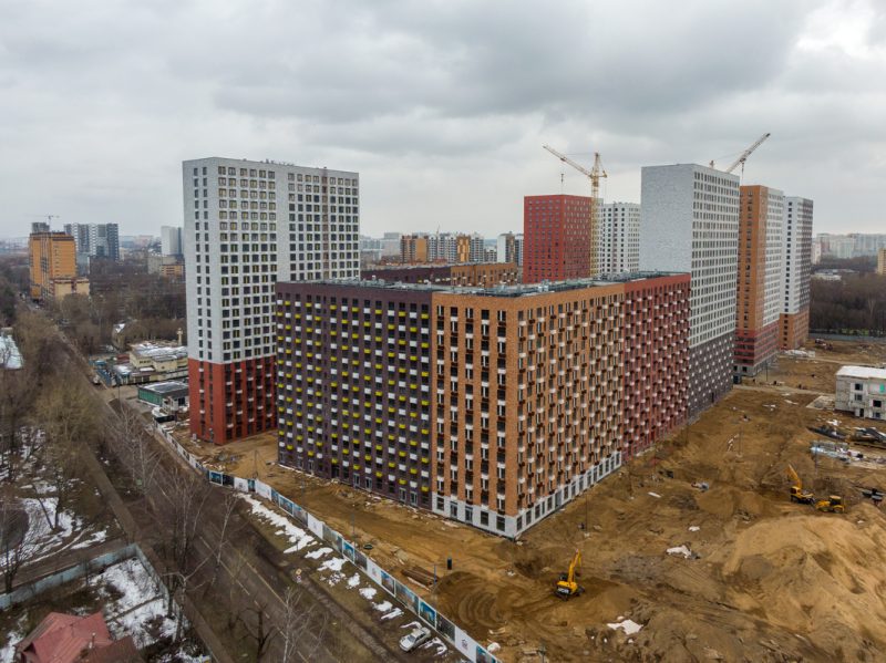 Ход строительства, Апрель 2020