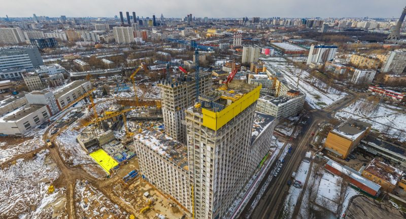 Ход строительства, Апрель 2020