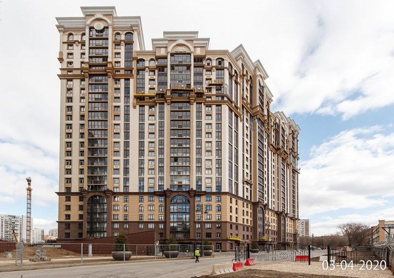 Ход строительства, Апрель 2020