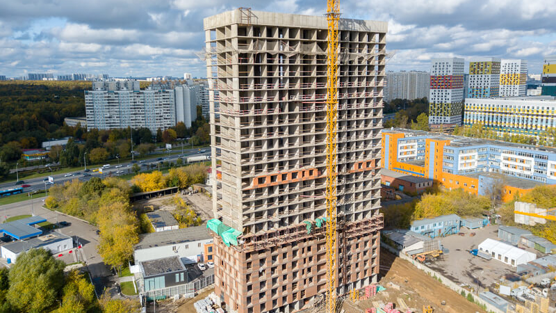 Ход строительства, Октябрь 2017