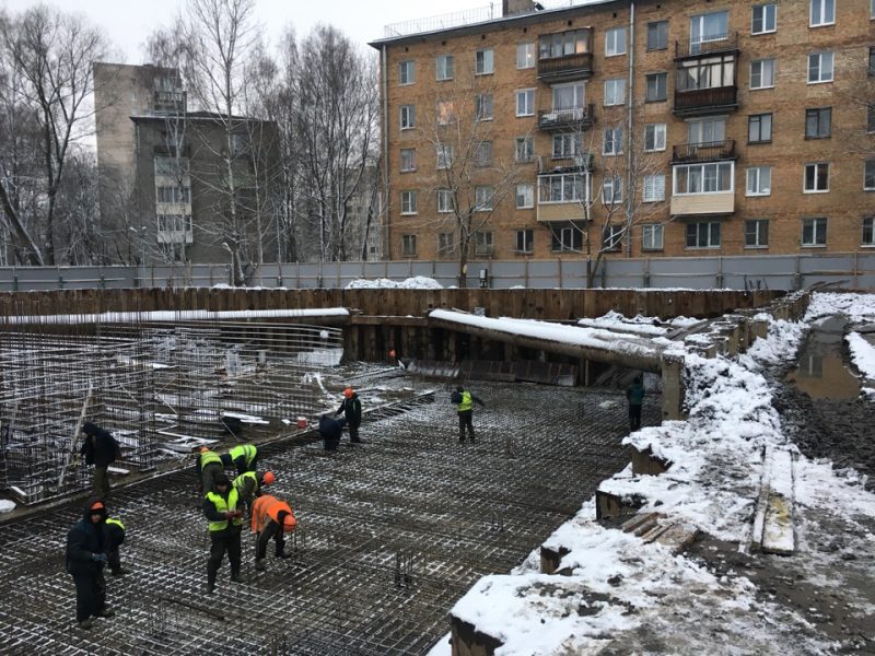 Ход строительства, Ноябрь 2017