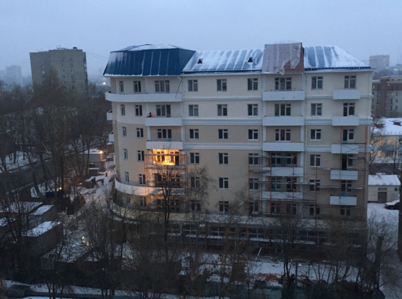 Ход строительства, Ноябрь 2017