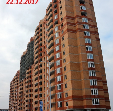 Ход строительства, Декабрь 2017