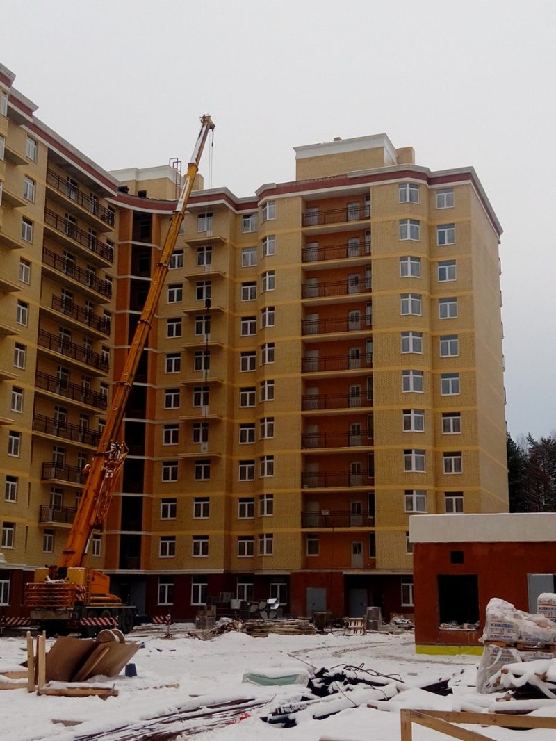 Ход строительства, Декабрь 2017