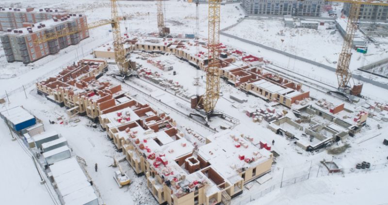 Ход строительства, Январь 2018