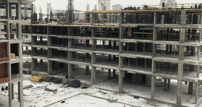 Ход строительства, Февраль 2018