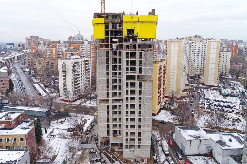 Ход строительства, Декабрь 2017
