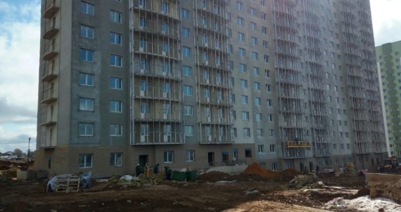 Ход строительства, Апрель 2018