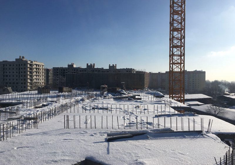 Ход строительства, Март 2018