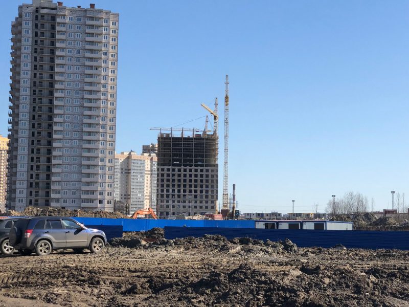 Ход строительства, Апрель 2018